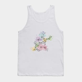 FLOWER ART. Tank Top